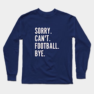 Football Long Sleeve T-Shirt